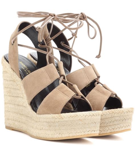 Women's Saint Laurent Sandal Espadrilles .